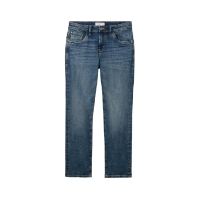Afbeelding van TOM TAILOR Josh Regular Slim Jeans voor heren, 10137 Donker Indigo Met Inkt, 34W x 34L