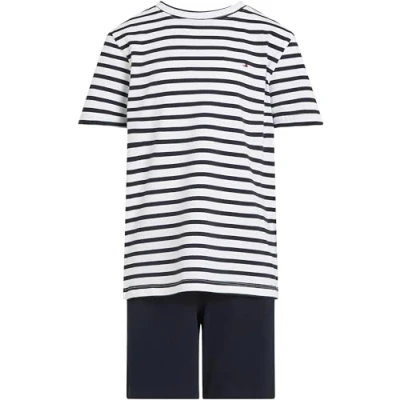 Afbeelding van Tommy Hilfiger Pyjama voor kinderen, Maat: 140 152, Breton/desert sky