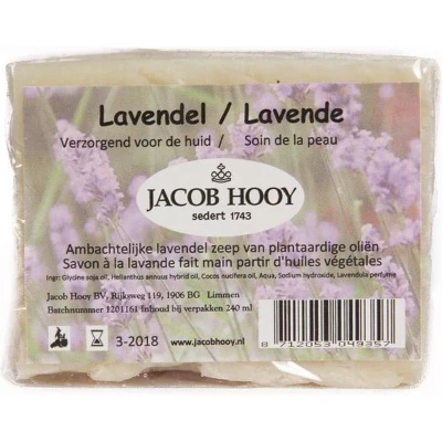 Afbeelding van Jacob Hooy Lavendelzeep 240GR