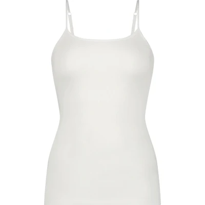Afbeelding van Ten Cate Basics spaghetti top shape wit voor Dames Maat M
