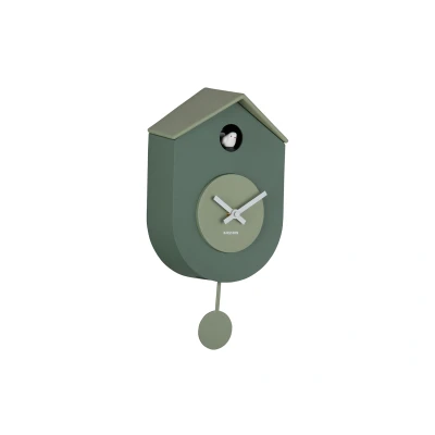 Afbeelding van Karlsson Wandklok Grato Cuckoo Jungle green &amp; grayed jade