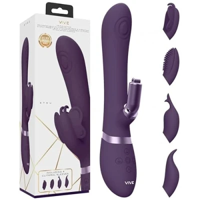 Afbeelding van VIVE by Shots Etsu Pulse Wave G Spot Rabbit Clitoral Stimulator Purple