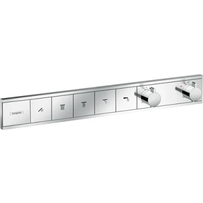 Afbeelding van Hansgrohe rainselect afbouwdeel voor inbouw douchekraan thermostatisch 5 functies 66 9x90cm chroom 15384000