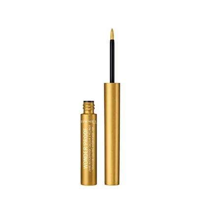 Afbeelding van Rimmel London Wonder&#039;proof waterproof eyeliner 007 shiny gold