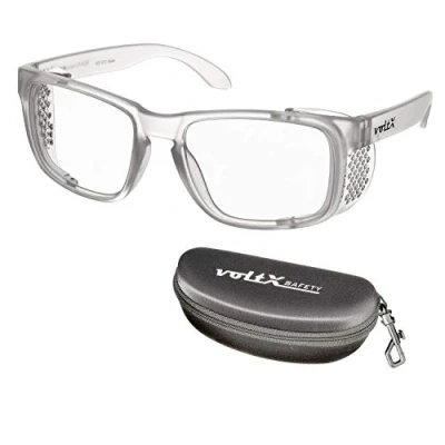 Afbeelding van voltX &#039;CRYSTAL’ Vergrotende Veiligheidsleesbril met Volledige Lens CE gecertificeerd (+3,0 Dioptrie, Doorzichtige Lens) Anti Mist Coating UV400 len + Case