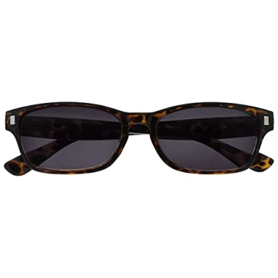 Afbeelding van De leesbril onderneming Bruine Schildpad Zonne Lezer UV400 Heren Vrouwen S10 2 +2,00