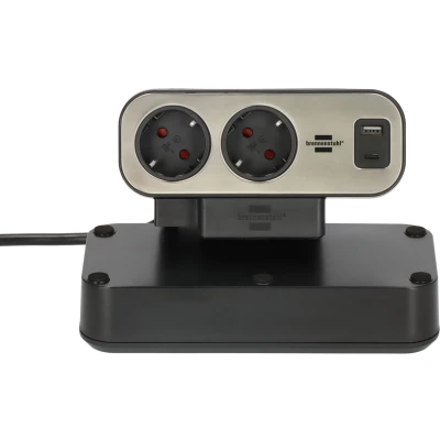 Afbeelding van Brennenstuhl 1153580200 Estilo Duplex PDU Bureau Stekkerdoos 1x USB C PD A 10x Type F Stopcontacten