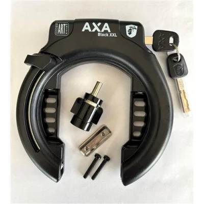 Afbeelding van AXA Block xxl + accuslot powertube in frame