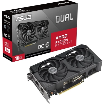 Afbeelding van Asus Radeon RX 7600 XT DUAL RX7600XT O16G