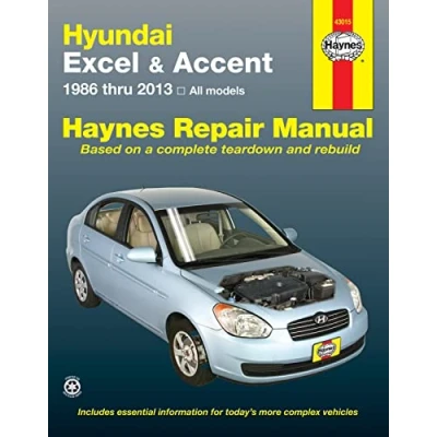 Afbeelding van Hundai Excel &amp; Accent 1986 Thru 2013