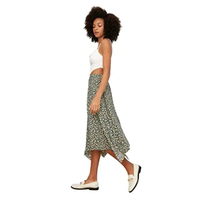 Afbeelding van Trendyol Alijn rok, Dames, Maat: Large, Green