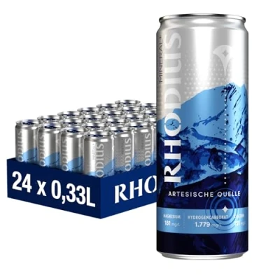 Afbeelding van Rhodius mineraalwater, verpakking van 24 stuks, wegwerp (24 x 330 ml)