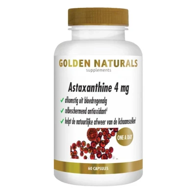 Afbeelding van Astaxanthine 4 Mg 60 Softgel Capsules