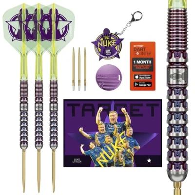 Afbeelding van Target Luke Littler World Champion 2025 90% Swiss Point steeltip dartpijlen 23 gram