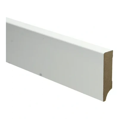 Afbeelding van MDF Plint Recht 70x18 mm RAL9010