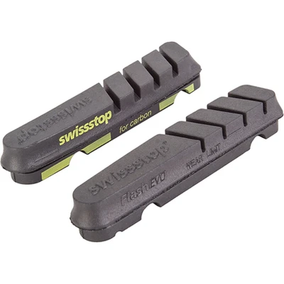 Afbeelding van DT Swiss remrubber carbon Evo Race Sram Shimano zwart (set á 2)
