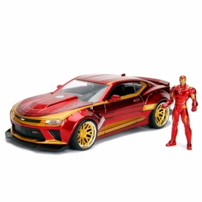 Afbeelding van JADA auto Marvel Ironman 2016 Chevy Camaro SS 1:24 die cast