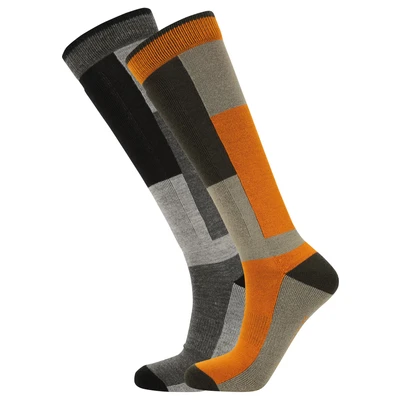 Afbeelding van Whistler Corsicana 2PACK Unisex Kniekousen, Maat: 39 42, Autumn maple