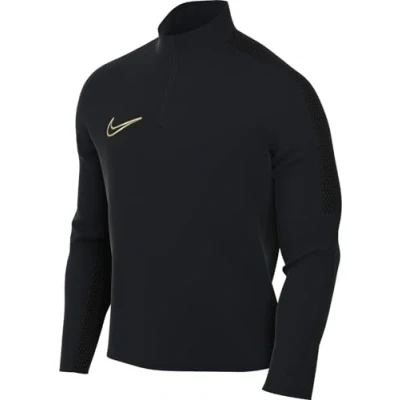 Afbeelding van Nike Performance Academy 23 Drill Branded Longsleeve, Heren, Maat: XL, Black/metallic gold