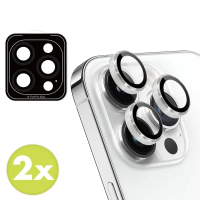 Afbeelding van 2 Pack Screenprotectors Apple iPhone 14 Pro: iMoshion Camera lens protector Glas