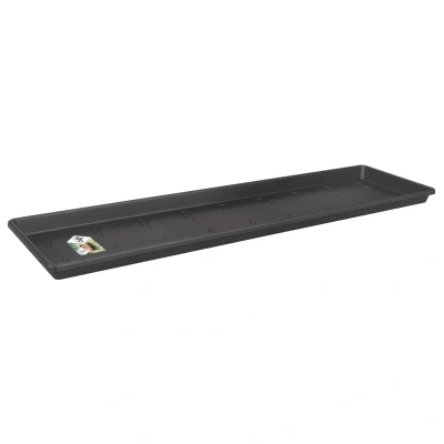 Afbeelding van Elho Balkonbak Green Basics Zwart Plantenbak 57x15x3 cm