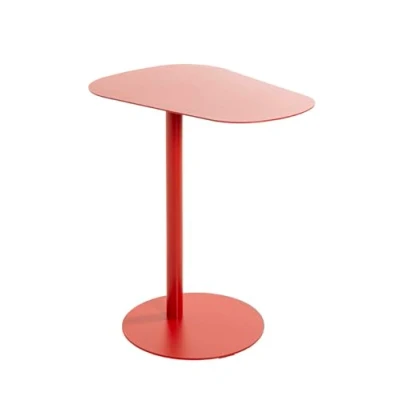 Afbeelding van HAKU Möbel Bijzettafel, metaal, rood, D 38 x B 53 H 60 cm