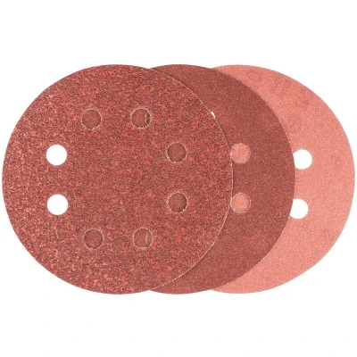 Afbeelding van Bosch Accessoires Setschuurblad Ø125mm WP 8 Gaten Velc 6 delig 2609256A28