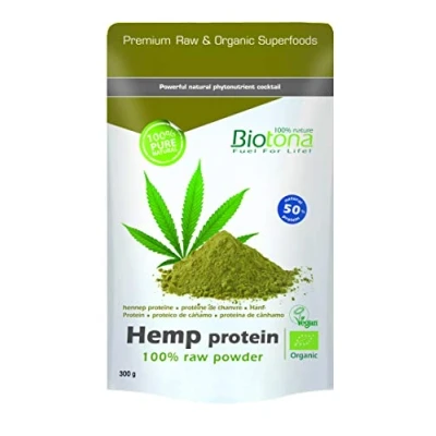 Afbeelding van Biotona Hemp Protein Powder Raw 300GR