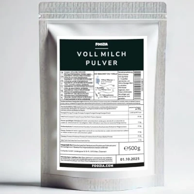 Afbeelding van Melkpoeder Volle Gemaakt van Pure Verse Melk 500g Foozia