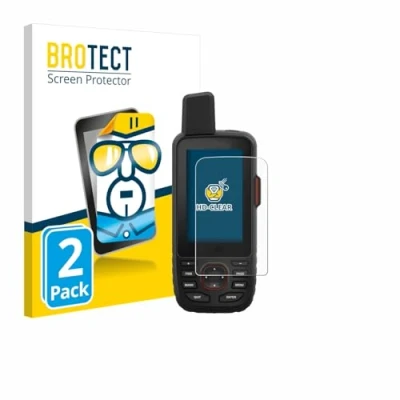 Afbeelding van BROTECT (2 Stuks) Schermbeschermer voor Garmin GPSMAP 66i Screen Protector Transparant