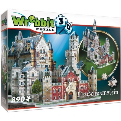 Afbeelding van Neuschwanstein kasteel 3D puzzel 890 Stukjes