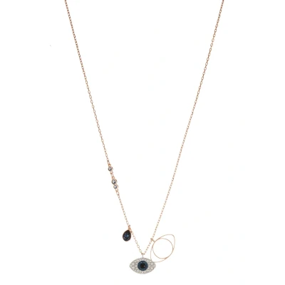 Afbeelding van Swarovski Duo Evil Eye Multicolor Ketting 5172560