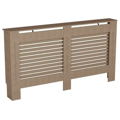 Afbeelding van Vida Designs Milton radiatorkap, MDF, traditioneel, onafgewerkt, ongelakt, Groot