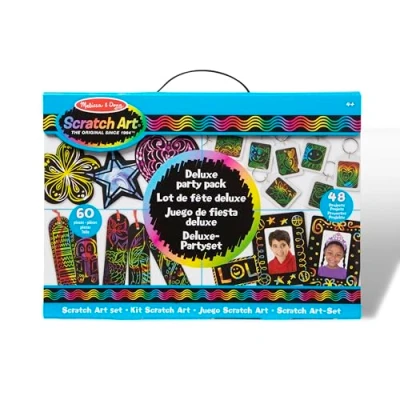 Afbeelding van Melissa &amp; Doug Scratch Art Deluxe Party Pack