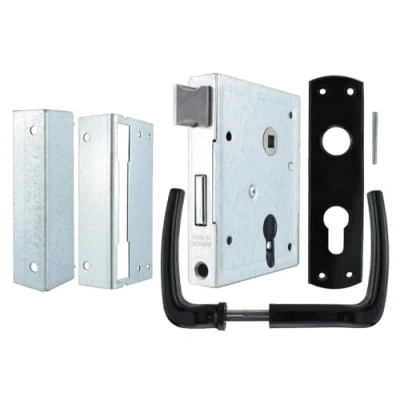 Afbeelding van Basi 9900 0003 Oplegslot stomp Zilver