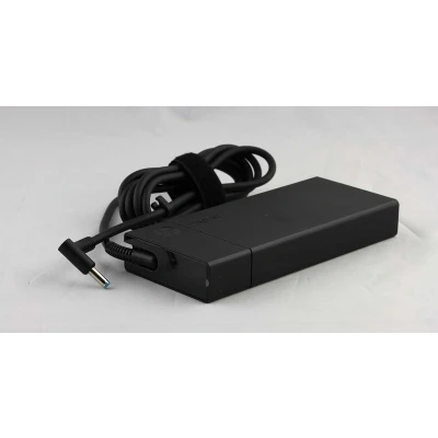 Afbeelding van HP adapter 120w voeding oplader 120 watt blauwe 4.5mm pin + stroomkabel