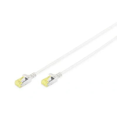 Afbeelding van DIGITUS LAN kabel Cat 6A 3m Slank RJ45 netwerkkabel U/FTP afgeschermd Compatibel met 6 Grijs