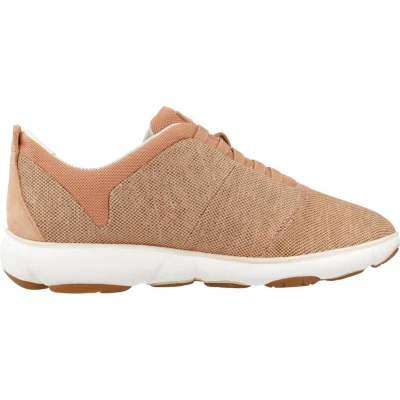 Afbeelding van Geox Dames D Nebula Sneakers, perzik, 38 EU