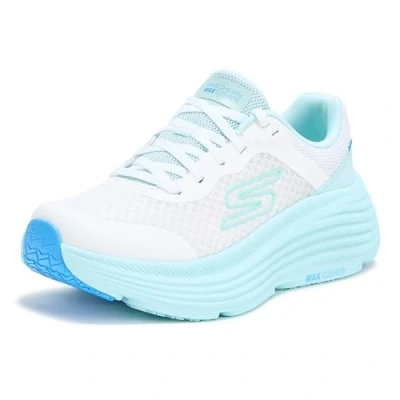 Afbeelding van Skechers MAX Cushioning Endeavour Sneakers laag, Dames, Maat: 38.5, White/light blue Kunststof