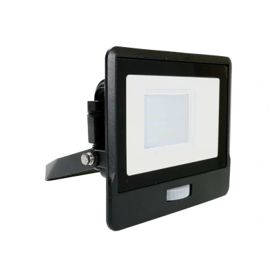 Afbeelding van V tac VT 138S LED schijnwerper met sensor 30 W 2340 Lm 3000K Zwart