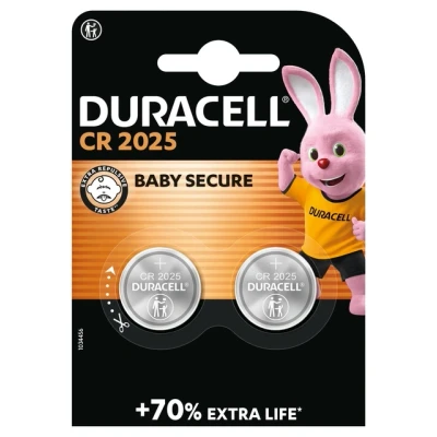 Afbeelding van Duracell Knoopcel Electronics CR2025 (2 Stuks)
