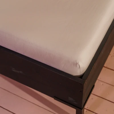Afbeelding van Split Topper Hoeslaken Kayori Shizu Zand (Percal) 160 x 200 cm