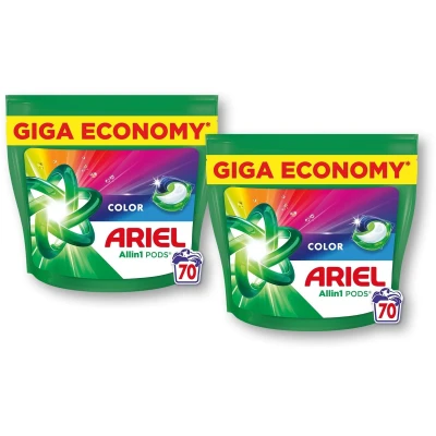 Afbeelding van Ariel wasmiddel pods Color All in 1 140 wasbeurten
