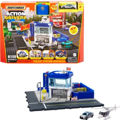 Afbeelding van Matchbox Action Drivers Politiebureau Speelgoedvoertuig