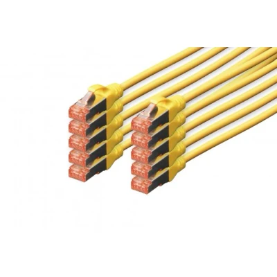 Afbeelding van Digitus Professional netwerkkabel 3 m Cat6 S/FTP (S STP) Geel
