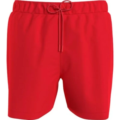 Afbeelding van Tommy Hilfiger Medium Drawstring Heren Zwembroek Daring Scarlet Maat S