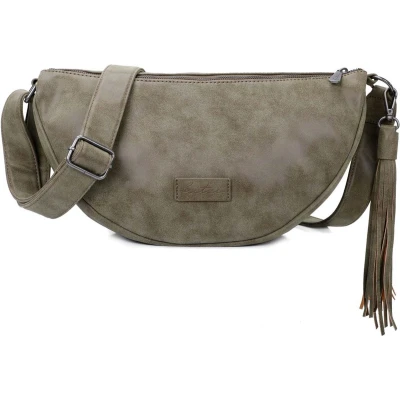 Afbeelding van Fritzi aus Preußen Schoudertas Vintage Fritzi35 Crossbody Jungle Olijfgroen