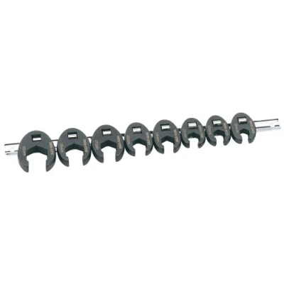 Afbeelding van Draper 61034 Expert Crow Foot Spanner Set, 3/8&quot; vierkante aandrijving, 8 stuks, blauw
