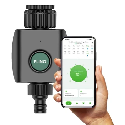 Afbeelding van FlinQ Smart Irrigatiesysteem Besproeiingscomputer Alexa &amp; Google Assistant