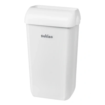 Afbeelding van Satino Afvalbak Wit (23 Liter)